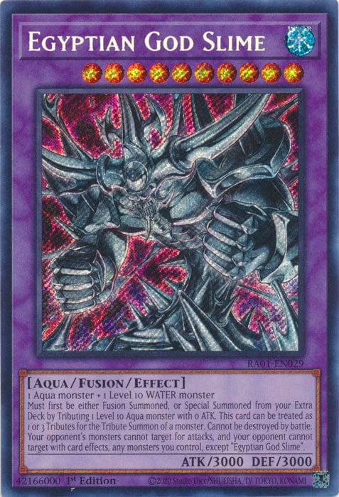 Egyptian God Slime (Secret Rare) - RA01-EN029 - Secret Rare - 1st Edition