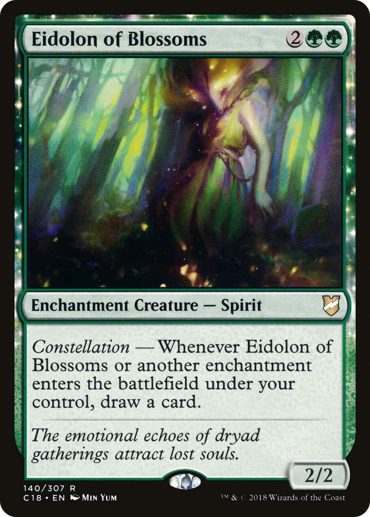 Eidolon of Blossoms – Commander 2018 140 – Magic: The Gathering single card | Lichcards Main image