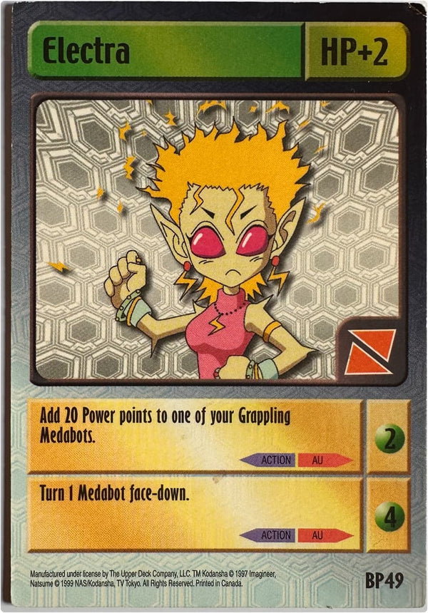 Electra BP49 Medabots kaart — voorkant | Lichcards