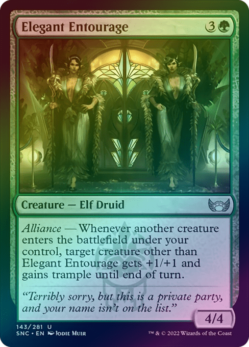 Elegant Entourage (Foil) (SNC)