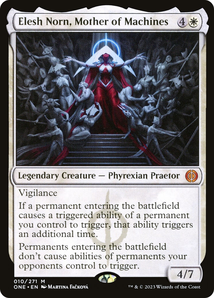 Elesh Norn, Mother of Machines – Phyrexia: All Will Be One 10 – Magic: The Gathering single card | Lichcards Main image