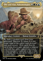 Ellie and Alan, Paleontologists - Borderless (REX)