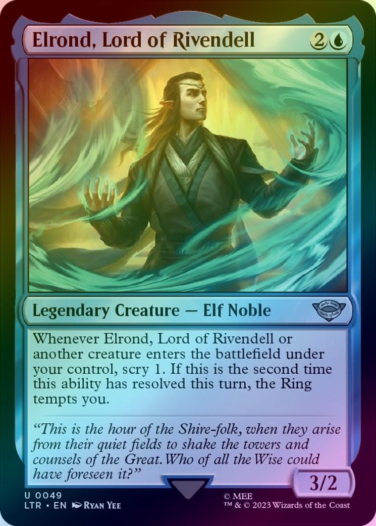 Elrond, Lord of Rivendell (Foil) (LTR)