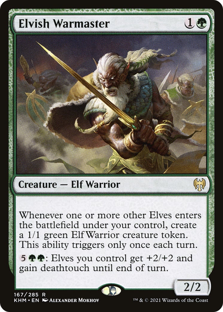 Elvish Warmaster – Kaldheim 167 – Magic: The Gathering single card | Lichcards Image principale du produit