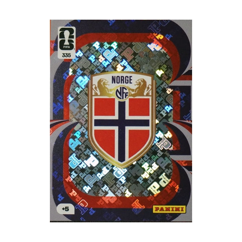 Team Crest Noorwegen Panini FIFA World Cup 2026 Adrenalyn XL Team Crest 335