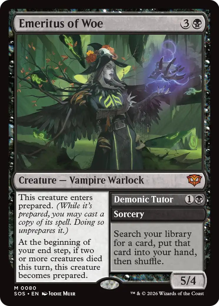 Emeritus of Woe // Demonic Tutor – Secrets of Strixhaven 80 – Magic: The Gathering single card | Lichcards Imagen principal del producto
