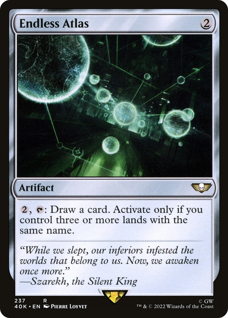 Endless Atlas – Universes Beyond: Warhammer 40,000 237 – Magic: The Gathering single card | Lichcards