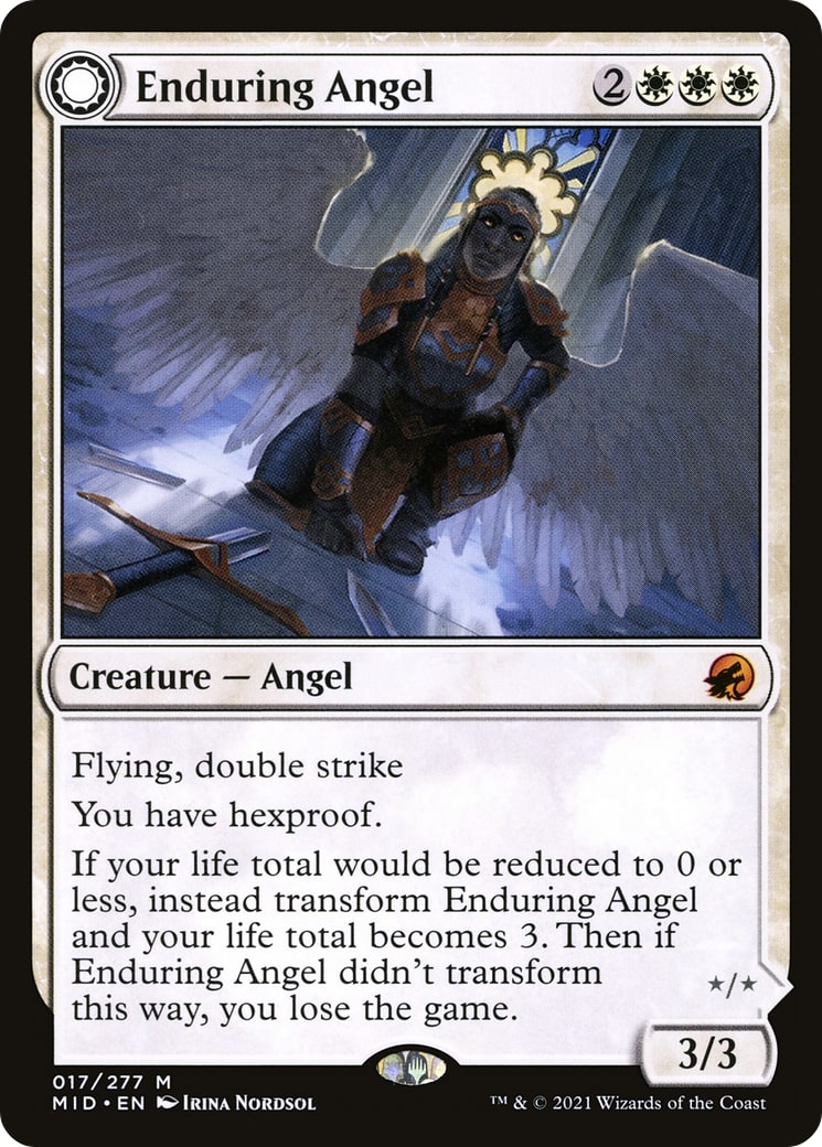 Enduring Angel // Angelic Enforcer – Innistrad: Midnight Hunt 17 – Magic: The Gathering single card | Lichcards Hauptbild