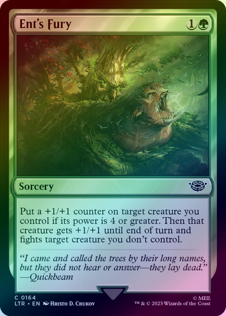 Ent's Fury (Foil) (LTR)