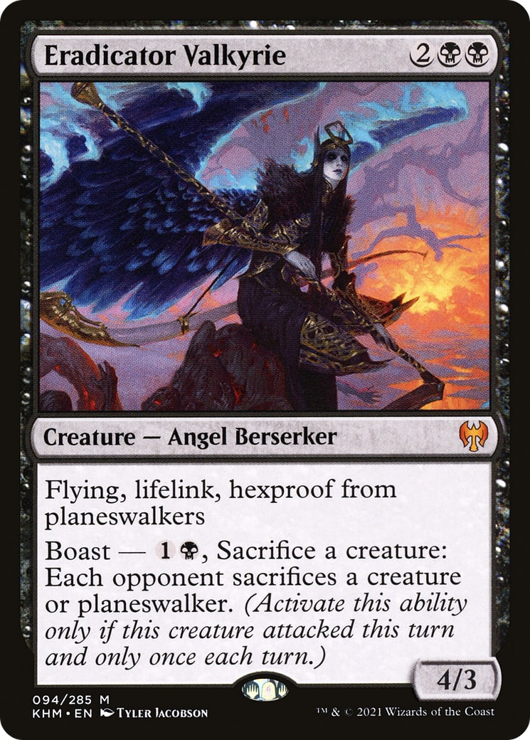 Eradicator Valkyrie – Kaldheim 94 – Magic: The Gathering single card | Lichcards Main image