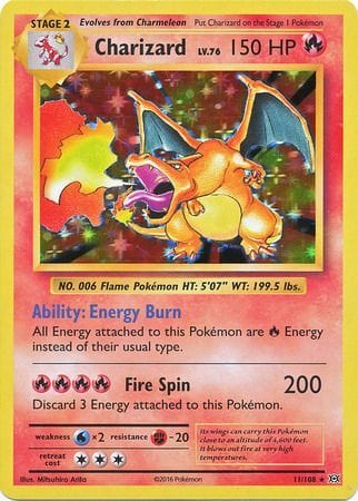 Evolutions - 011/108 - Charizard - Holo