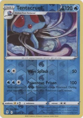 Evolving Skies - 027/203 - Tentacruel - Reverse Holo