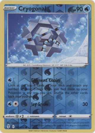 Evolving Skies - 043/203 - Cryogonal - Reverse Holo