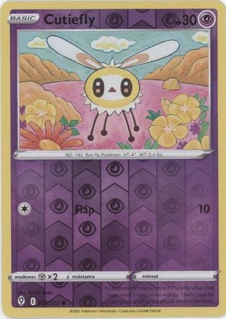 Evolving Skies - 078/203 - Cutiefly - Reverse Holo