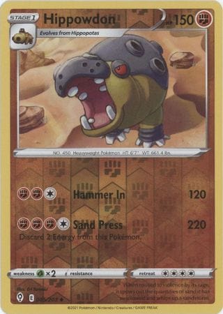 Evolving Skies - 085/203 - Hippowdon - Reverse Holo