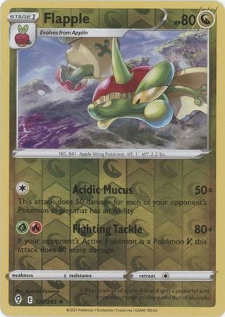 Evolving Skies - 120/203 - Flapple - Reverse Holo