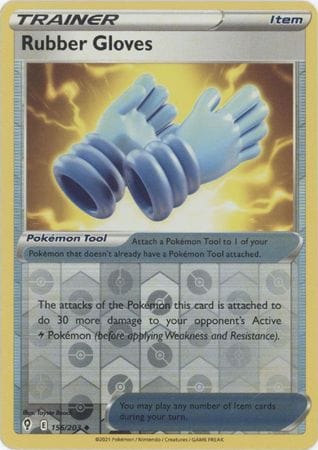 Evolving Skies - 156/203 - Rubber Gloves - Reverse Holo