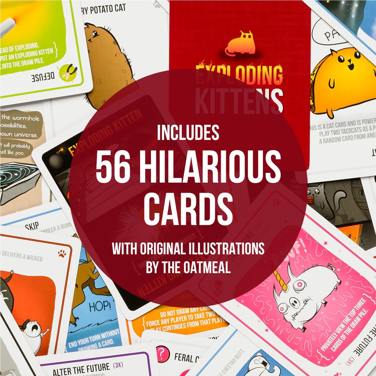 Exploding Kittens Original Edition contents | Lichcards