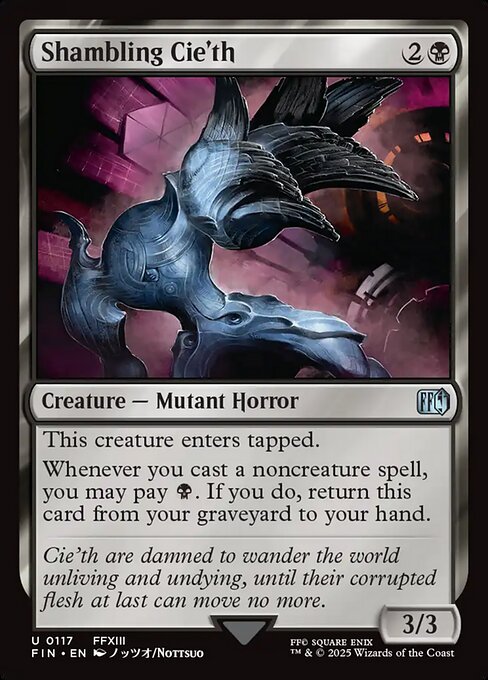 Shambling Cie'th – FINAL FANTASY (FIN-117) Magic: The Gathering card
