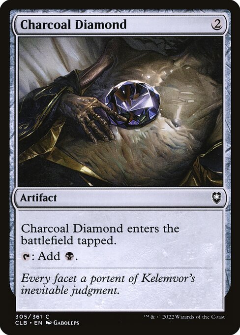 Charcoal Diamond – Commander Legends: Battle for Baldur's Gate (CLB-305) Magic: The Gathering card