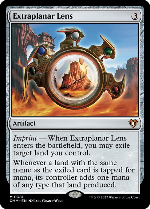 Extraplanar Lens – Commander Masters (CMM-381) Magic: The Gathering card Main image