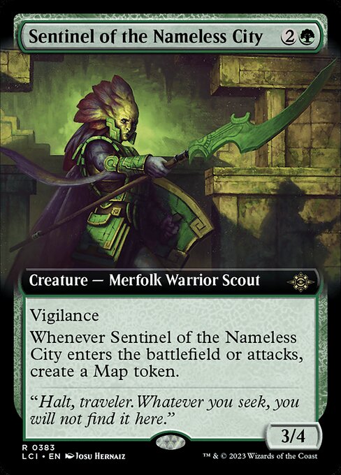 Sentinel of the Nameless City – The Lost Caverns of Ixalan (LCI-383) Magic: The Gathering card | LC-REM-20260804-15393060192588-f0563531-ccd5-4dc4-88dd-a1e438507cba Hauptbild