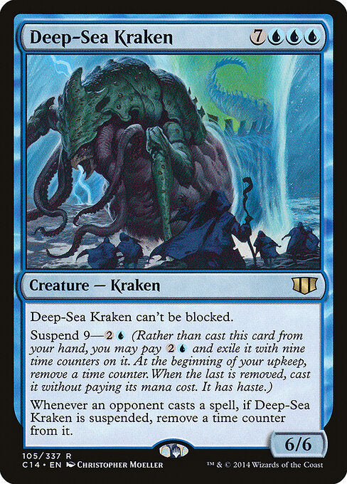 Deep-Sea Kraken – Commander 2014 (C14-105) Magic: The Gathering card Main image