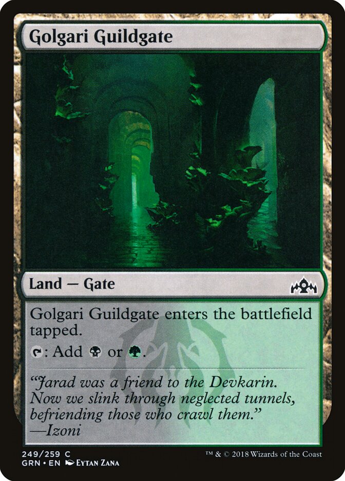 Golgari Guildgate (V.2) - Guilds of Ravnica (Common) [GRN-249]