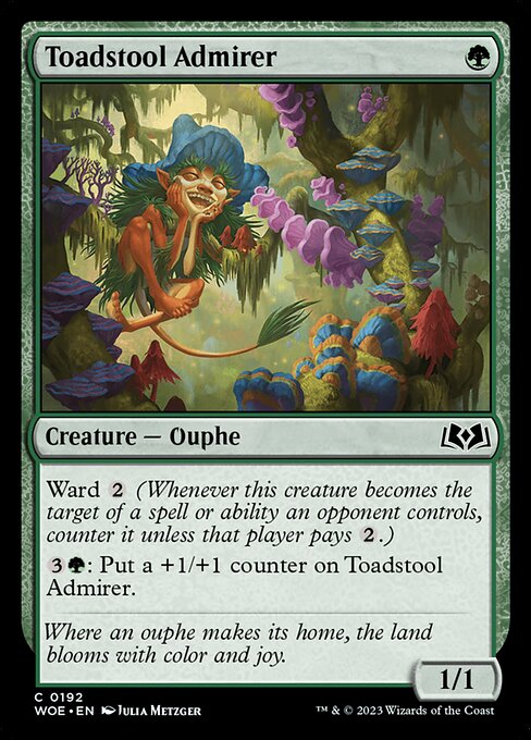 Toadstool Admirer – Wilds of Eldraine (WOE-192) Magic: The Gathering card | LC-REM-20260804-15794296684876-f0a6349a-beff-4abd-b005-86d27c1e2957 Hauptbild
