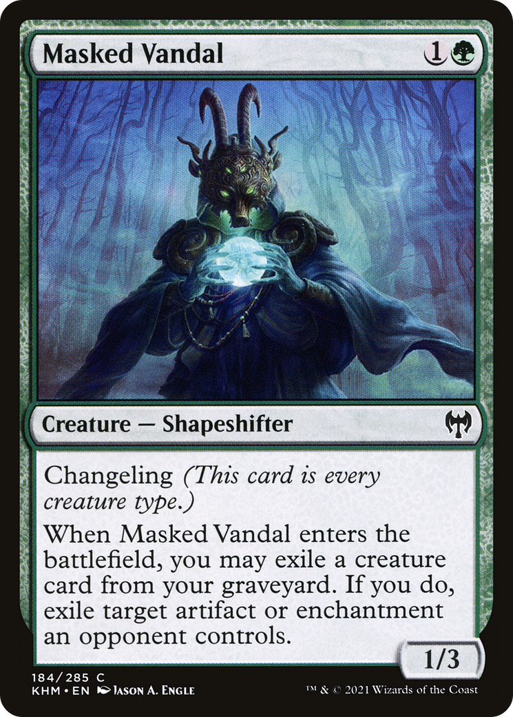 Masked Vandal – Kaldheim 184 – Magic: The Gathering single card Hoofdafbeelding