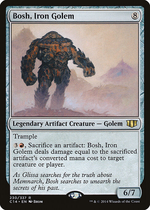 Bosh, Iron Golem – Commander 2014 (C14-230) Magic: The Gathering card Main image