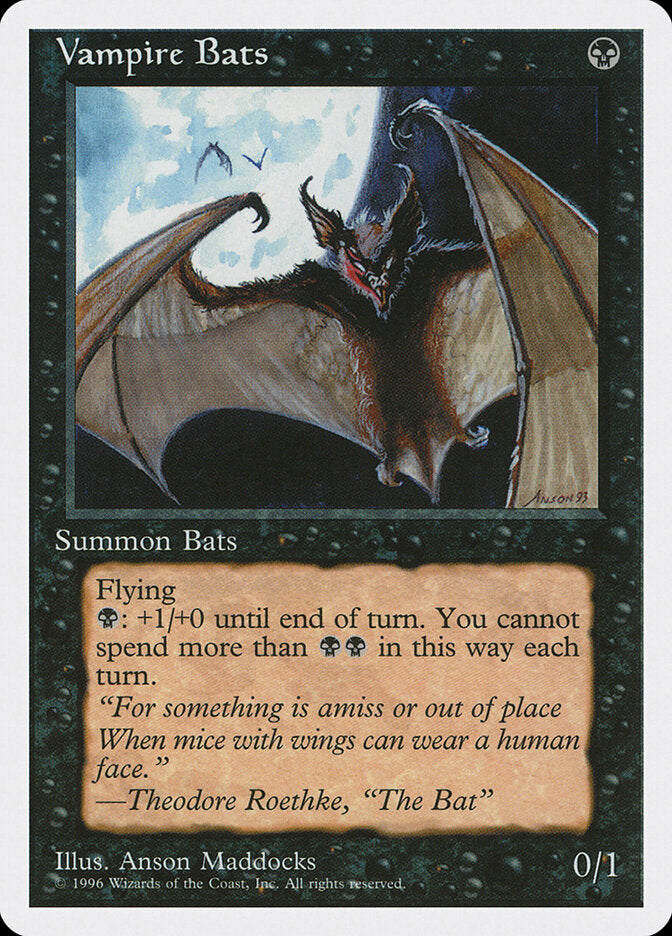 Magic-kaart Vampire Bats ITP-26 uit Introductory Two-Player Set (Common) Imagen principal del producto
