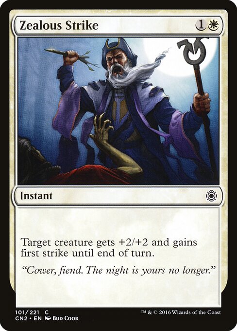 Zealous Strike – Conspiracy: Take the Crown (CN2-101) Magic: The Gathering card | LC-REM-20260804-15573195850060-f0b97681-4483-462b-ae9e-47ccb7900f3c Main image