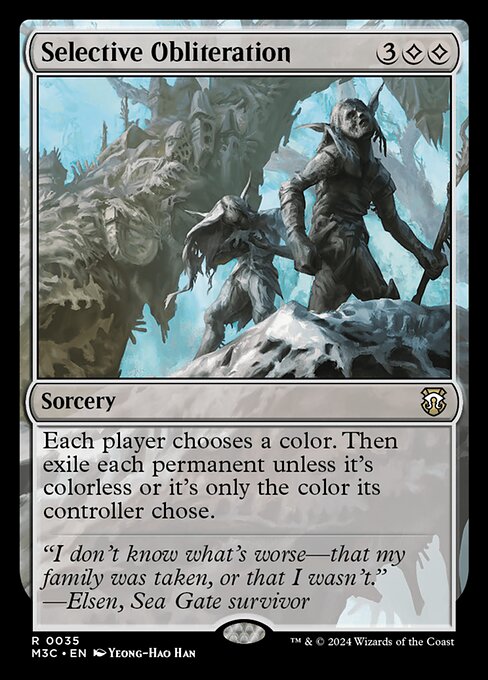 Selective Obliteration – Commander: Modern Horizons 3 (M3C-35) Magic: The Gathering card