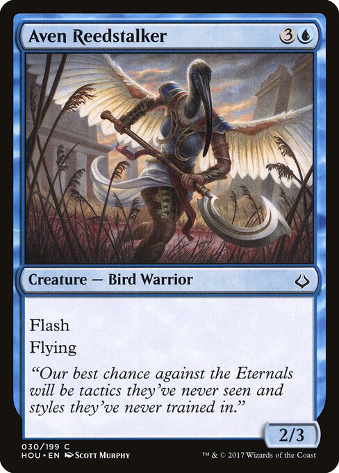 Aven Reedstalker – Hour of Devastation (HOU-30) Magic: The Gathering card Main image