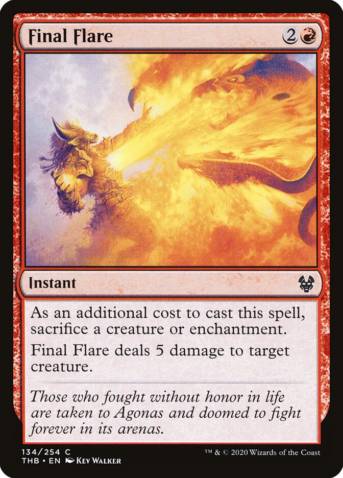 Final Flare - Theros Beyond Death (Common) [THB-134] Imagen principal del producto
