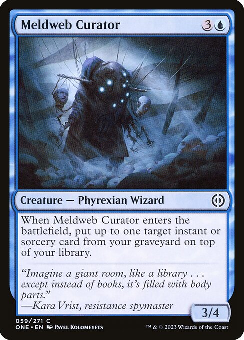 Meldweb Curator – Phyrexia: All Will Be One (ONE-59) Magic: The Gathering card | LC-REM-20260804-15711439323468-f0d392b2-1dac-432d-930c-66b238f7512b Main image