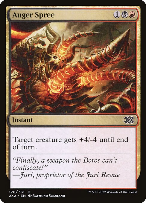 Auger Spree – Double Masters 2022 (2X2-178) Magic: The Gathering card