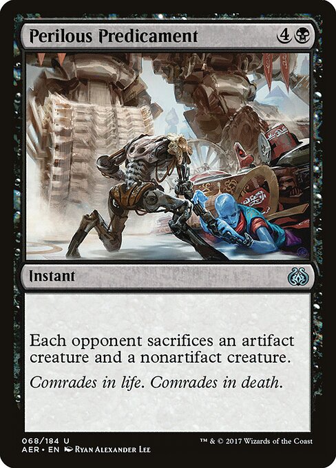 Perilous Predicament – Aether Revolt (AER-68) Magic: The Gathering card