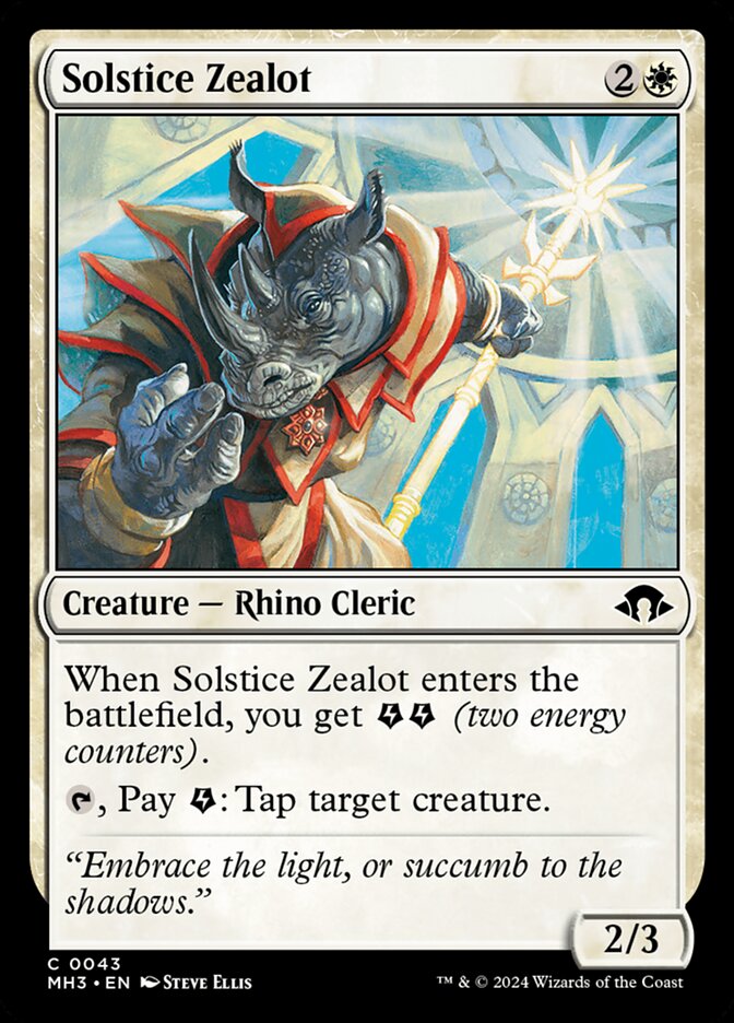 Solstice Zealot - Modern Horizons 3 (Common) [MH3-43]