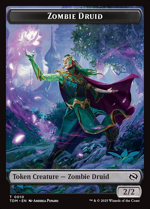 Zombie Druid – Tarkir: Dragonstorm Tokens (TTDM-10) Magic: The Gathering card | LC-REM-20260804-15339712938316-f10d5813-7818-43e8-b08d-4ed8c54d0366 Hauptbild