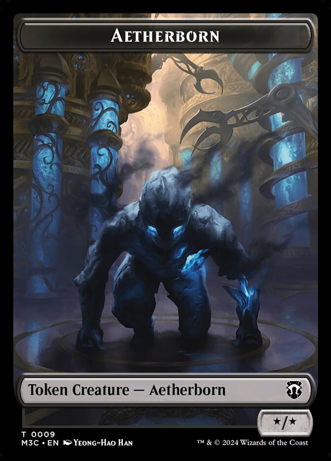 Magic-kaart Aetherborn Token // Servo Token M3C-T0009 uit Modern Horizons 3 Commander Tokens (Token)