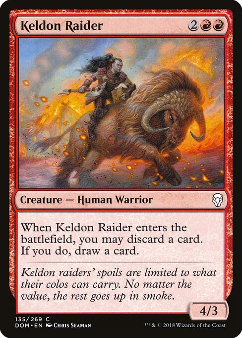 Keldon Raider – Dominaria (DOM-135) Magic: The Gathering card