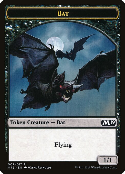 Bat – Core Set 2019 Tokens (TM19-7) Magic: The Gathering card | LC-REM-20260804-15151792587084-f1349fcb-db31-4b1d-8063-e5c28b4472cc