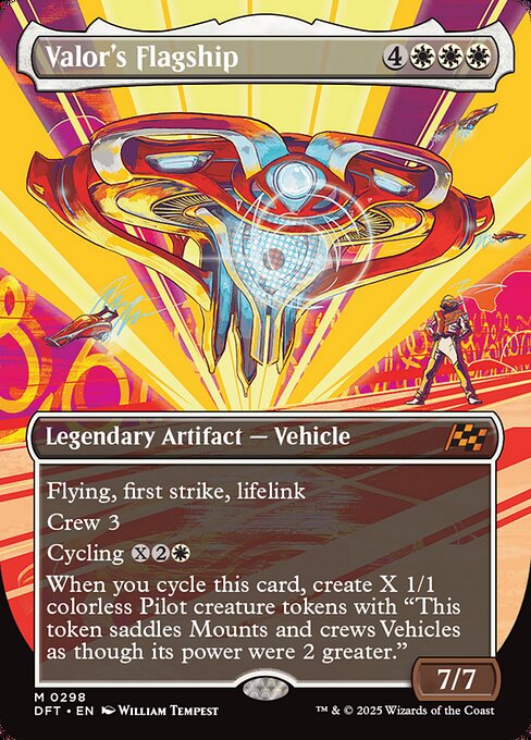 Valor's Flagship – Aetherdrift (DFT-298) Magic: The Gathering card | LC-REM-20260804-15339698585932-f142d6c1-90f6-49d6-861e-36e9a6fac958