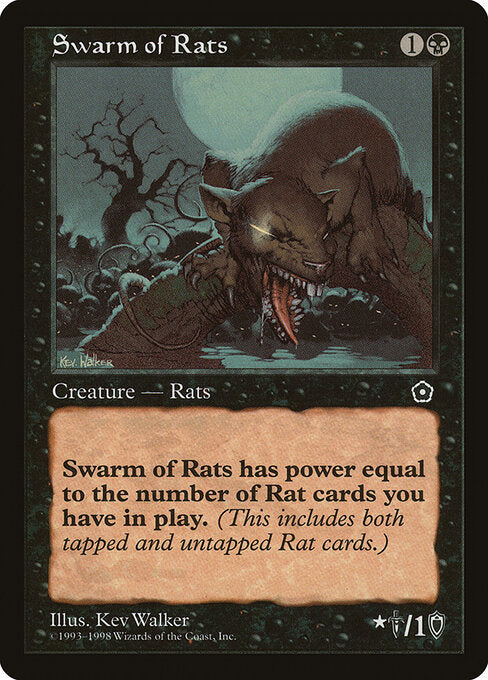 Swarm of Rats – Portal Second Age (P02-89) Magic: The Gathering card | LC-REM-20260804-15340134400332-f154e89e-bb64-4579-9ff5-f3fc1c480105 Main image