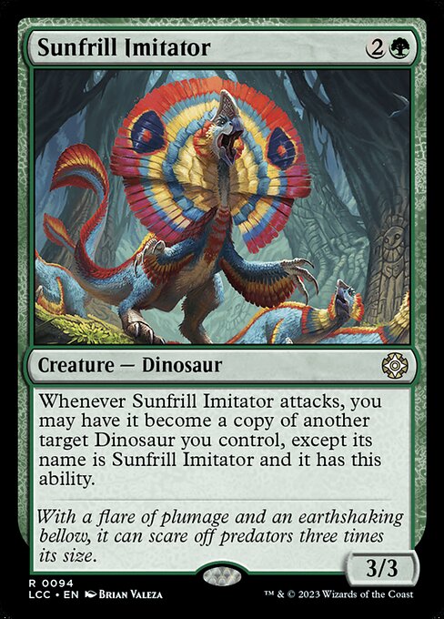 Sunfrill Imitator – Commander: The Lost Caverns of Ixalan (LCC-94) Magic: The Gathering card Main image
