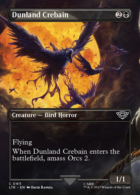 Dunland Crebain – The Lord of the Rings: Tales of Middle-earth (LTR-411) Magic: The Gathering card | LC-REM-20260804-15150950351180-f1b90963-2a4c-4e0a-9d00-5d3df258c880