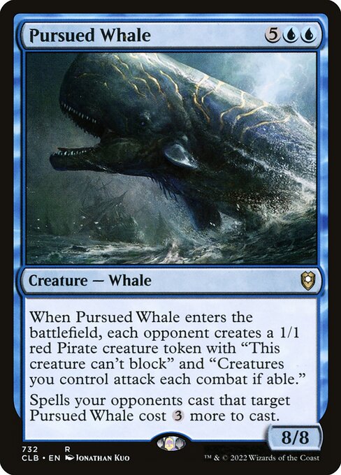 Pursued Whale – Commander Legends: Battle for Baldur's Gate (CLB-732) Magic: The Gathering card | LC-REM-20260804-15151250243916-f1ba925b-9216-4e37-814d-b061950b3998 Image principale du produit