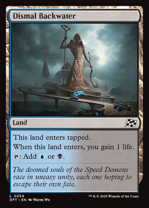Dismal Backwater – Aetherdrift (DFT-254) Magic: The Gathering card
